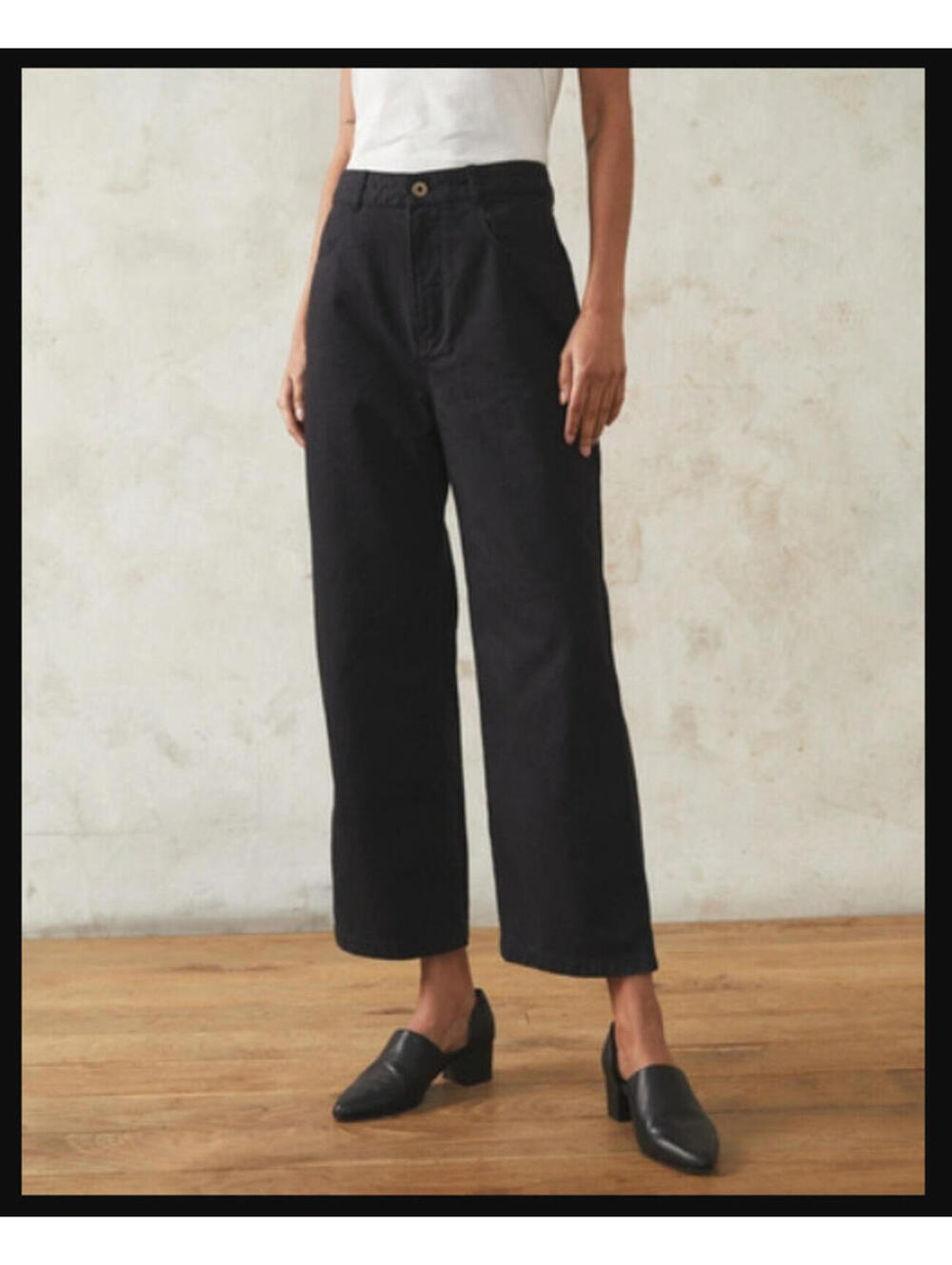 Billy Reid Cropped Wide Leg Pant, $198, NWT, Size XS, Designer 0, #101